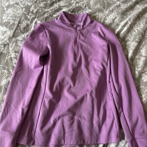 Nike Lavender Dri-FIT Quarter-Zip Top